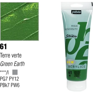 Studio Akrilik Boya 100 Ml Green Earth -61