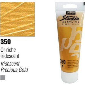 Studio Akrilik Boya 100 Ml İridescent Precious Gold -350