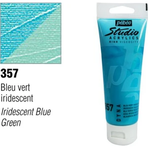 Studio Akrilik Boya 100 Ml İridescent Blue-Green -357