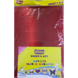 Metalik Oluklu Mukavva 24X34Cm 10 Lu Paket
