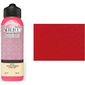 Akrilik Boya 140 Ml Ateş Kırmızı