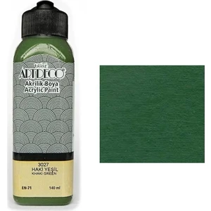Akrilik Boya 140 Ml Haki Yeşil 3027