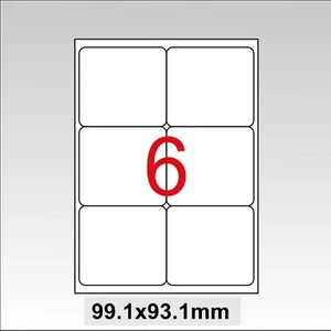 Lazer Etiket 99,1X93,1Mm 600 Lü Paket