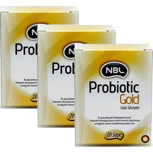 Nbl Probiotic Gold 20 Saşe - 3Adet