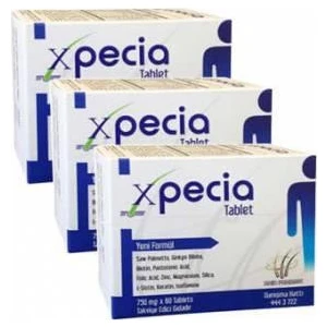 Hairforte Xpecia 60 Tablet Erkek - 3 Adet