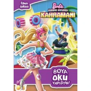 Barbie Video Oyunu Kahramanı Boya Oku Yapıştır