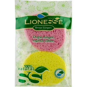 Doğal Banyo Süngeri 2094 (Pembe-Sarı)