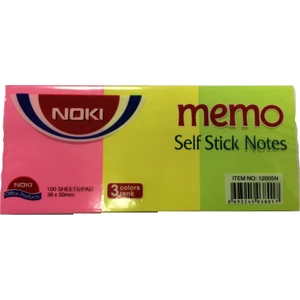 Yapışkanlı Not K. 38X51 12005N Karışık Neon
