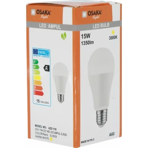 Osaka Light 15Watt-100watt  A-60 Led Ampül Günışığı