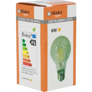 Osaka Light 6Watt-50watt  Led Flamanlı Ampül A-60 Günışığı