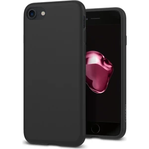 iPhone SE (2022 / 2020) / 8 / 7 Kılıf Liquid Crystal Matte Black - 042CS21247