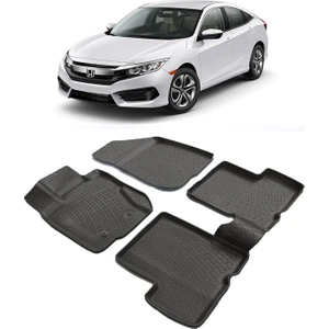 ModaCar HONDA CIVIC 2016 Sonrası 3D Havuzlu Paspas 106038