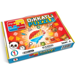 Adeda Yayıncılık Dikkatli Puzzle - Dikkati Güçlendirme Seti - Osman Abalı