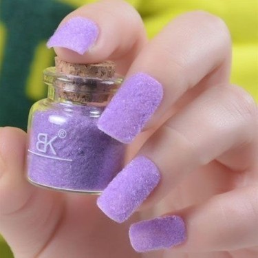 Velvet Nail Powder-Purple