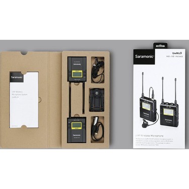 Saramonic UwMic9 (RX9+TX9) Wireless Yaka Mikrofonu Fiyatı