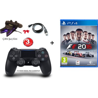 F1 Formula Ps4 Oyun Sony V2 Ps4 Kol Ciftli Sarj Kiti Fiyati