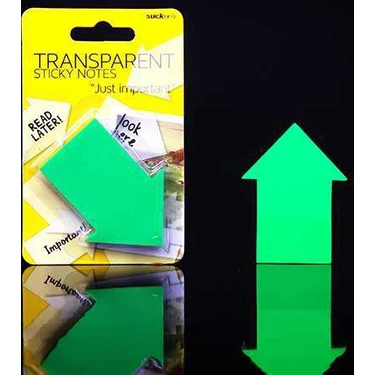Transparent Sticky Notes - Just a Feeling - Suck UK