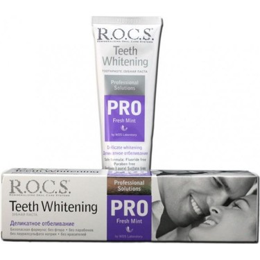 Rocs Pro Fresh Mint Diş Macunu Teeth Whitening 100Ml Fiyatı