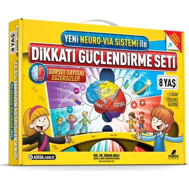 Adeda Yayıncılık Dikkati Güçlendirme Seti 2. Sınıf - 8 yaş - Osman