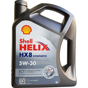 Shell Helix HX8 5W-30 ECT 4 Litre Motor Yağı (Üretim Yılı: