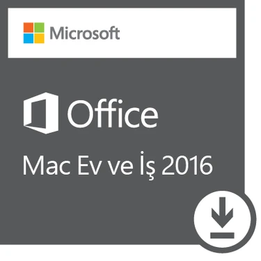 Mac için Microsoft Office Ev ve İş 2016 W6F-00552 (Dijital İndirilebilir