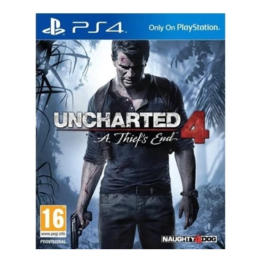 Naughty Dog Uncharted 4 A Thief's End Aksiyon Macera Oyunu PS4 Türkçe Alt Yazı
