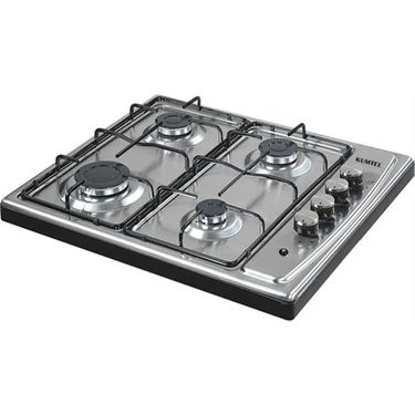 Kumtel Ko-410 Inox 4 Gözü Gazlı Lpg Li Set Üstü Ocak Gaz Kesme Emniyeti