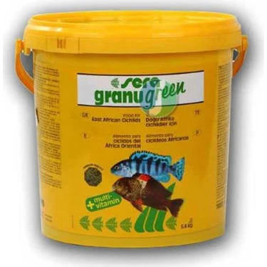 Sera Granugreen 250 Gr Bitkisel Cichlid Balık