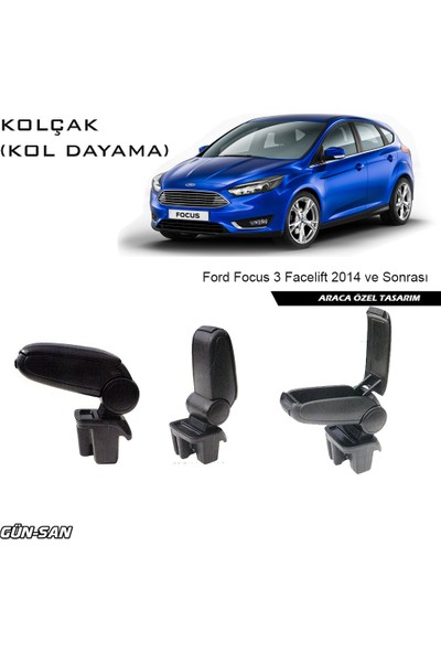 Omsa Ford Focus Facelift 2014 Ve Sonrası Orjinal Tip Kol Dayama ( Kolçak )