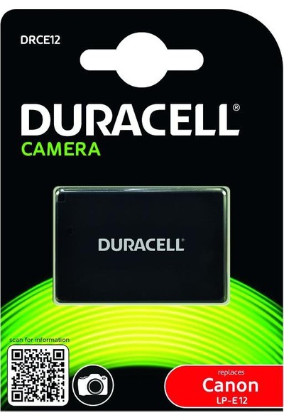 Duracell Drce12 - Canon Lp-E12 Batarya