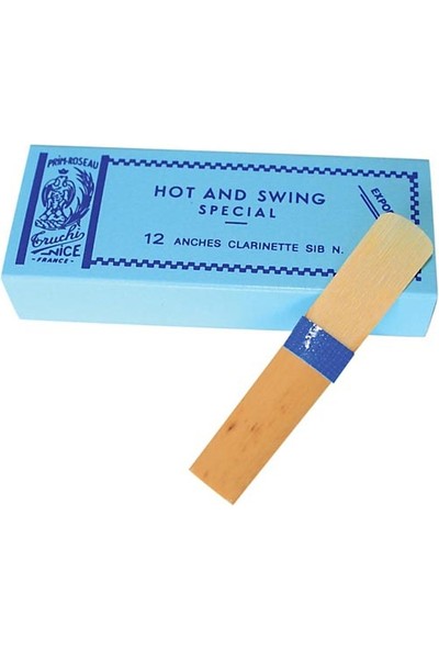 Klarnet Aksesuarı Profesyonel Kamış Mavi Kuşak BHS1 Hot And Swing Rigotti