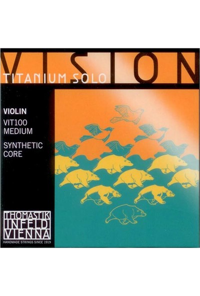 Thomastik Infeld VIT100 Vision Titanium Solo Keman Teli