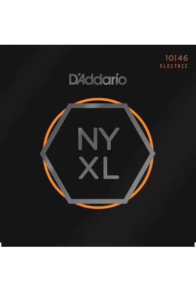 D'Addario NYXL1046 Nickel Wound Elektro Gitar Teli (10-46)