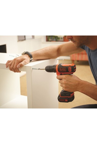 Black&Decker BDCDD12KB-QW 10.8V/1.5Ah Li-ion Çift Akülü Vidalama