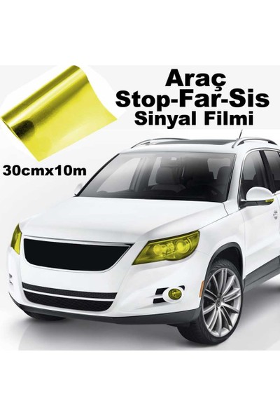 G Max Far-Stop Filmi 3D 30Cm X 10M Sarı