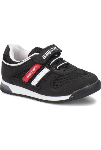 Bjk Siyah Beyaz Kırmızı Erkek Çocuk Sneaker Ayakkabı