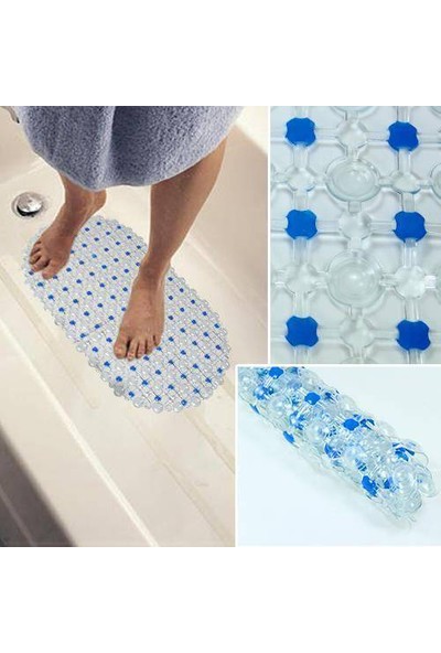 Anka Çok Amaçlı Banyo İçin Kaydırmaz Paspas (63X36Cm)