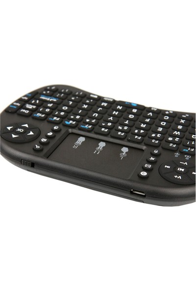 Bluecat Kablosuz Ergonomik USB Mini Klavye Akıllı Tahta SMART TV Dokunmatik Mouse