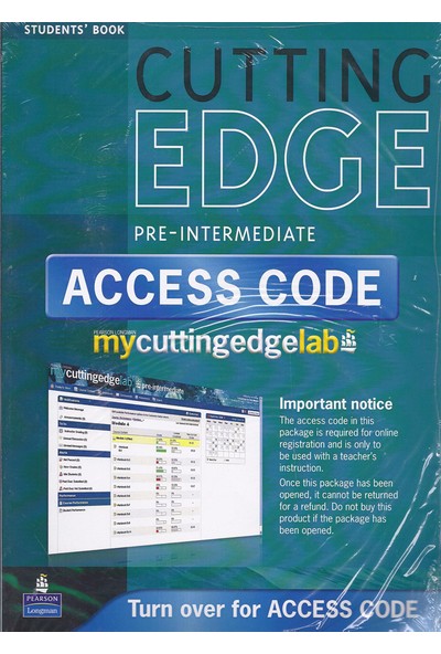 Cuttıng Edge Pre-Intermediate Access Code Students Book