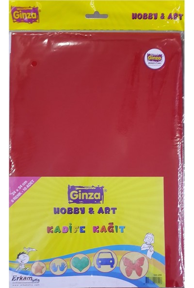 Ginza Kadife Kağıt 24X34Cm 10 Lu Paket