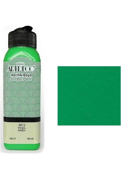 Artdeco Akrilik Boya 140 Ml Yeşil Y-070R-3612
