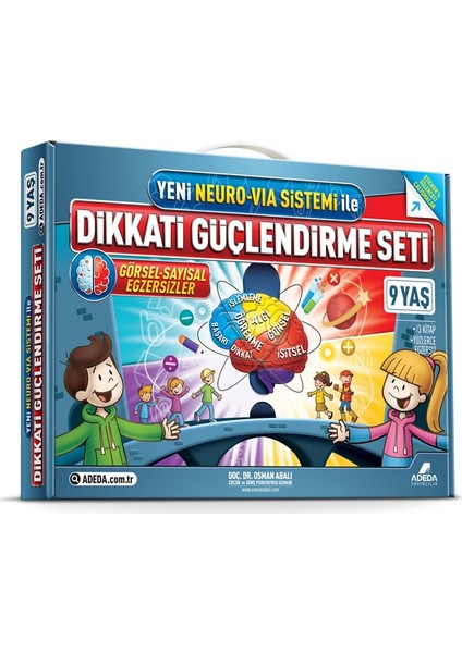 Dikkati Güçlendirme Seti 3. Sınıf - 9 Yaş - Osman Abalı