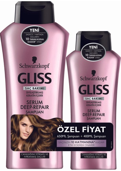 Serum Deep Repair Şampuan 650ml + 400ml