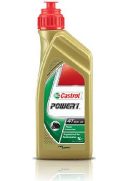 Motor Yağı Castrol Power 1 4T 15W50 1Lt Vitesli Motor