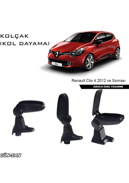 Renault Clio 4 2012 Ve Sonrası Orjinal Tip Kol Dayama ( Kolçak )