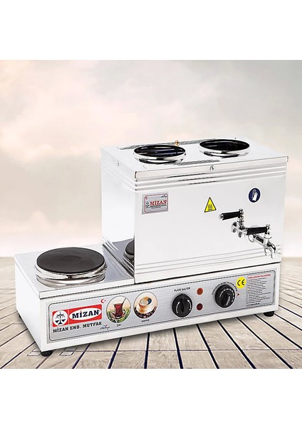 20 lt Elektrikli Pleyt'li Çay&Kahve Seti Kazanı