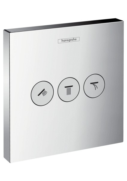 Shower Select Valf 3 Çıkış İçin Ankastre Krom