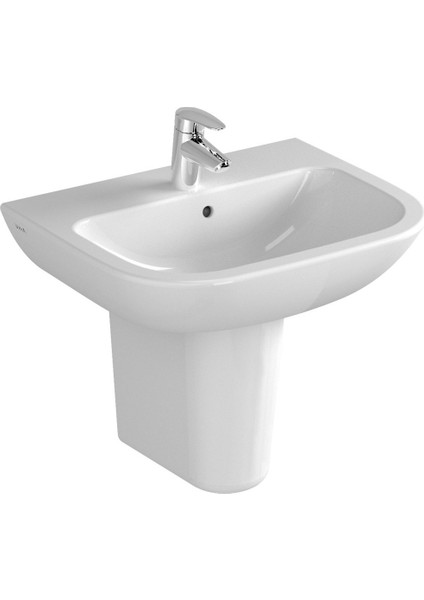 S20 Lavabo 55 Cm Orta Armatür Delikli Su Taşma Delikli 5502L003-0001