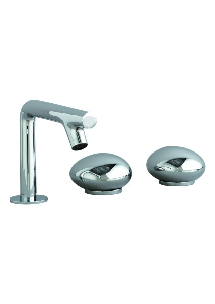 Lavabo Bataryası (3 Delikli Lavabolar İçin) Krom