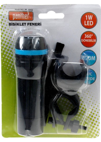 PT-6002 Su Geçirmez Bisiklet Lambası